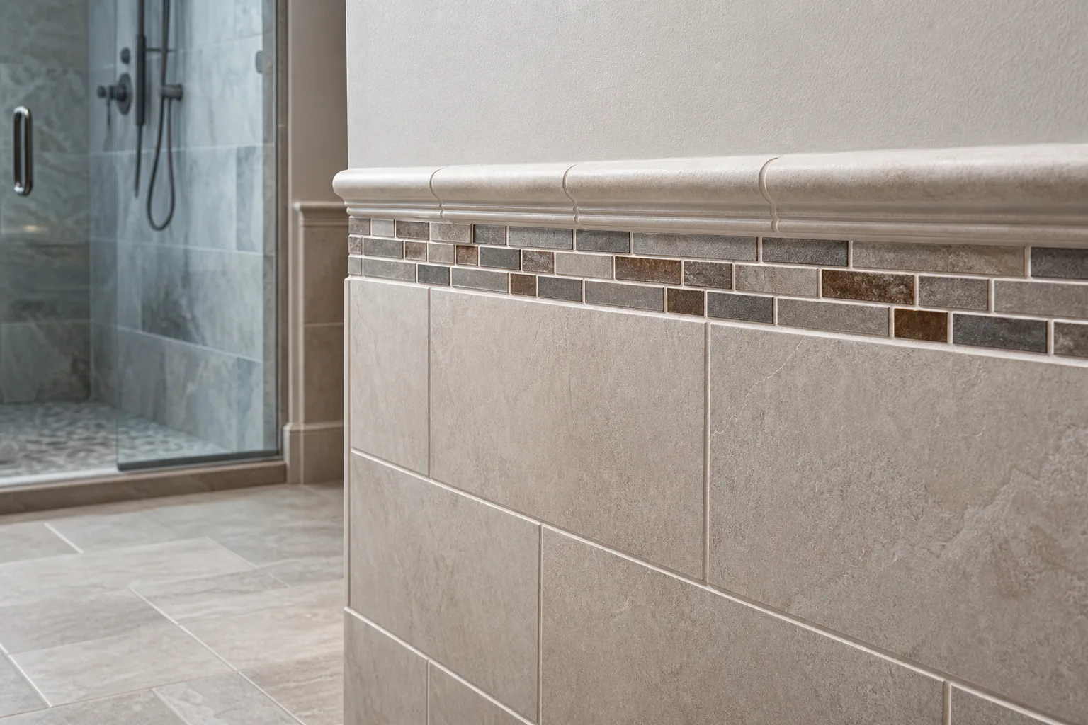 Bathroom tile and backsplash craftsmanship