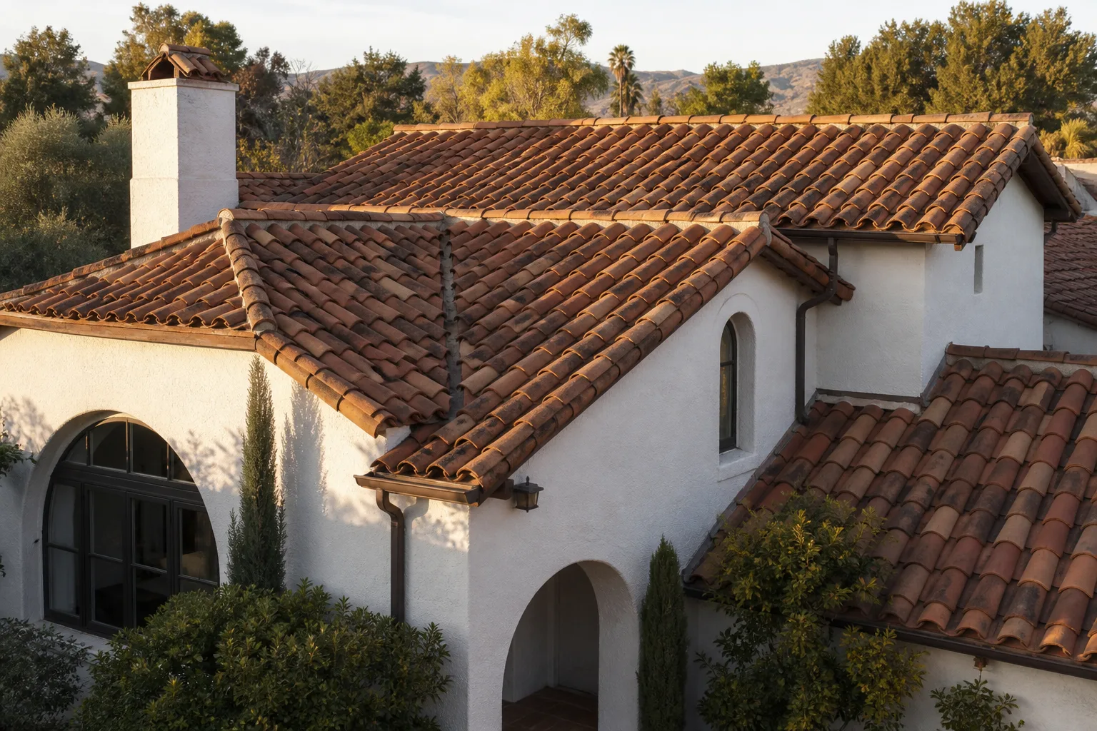 Clay and concrete tile roofing